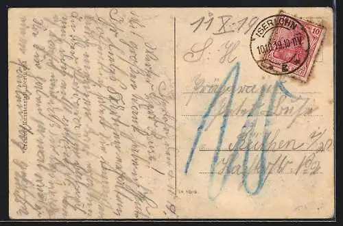 AK Iserlohn, Friedrichstrasse mit Geschäften