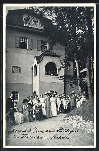 AK Ammerland, Ferienheim Seeheim, Besuch der Prinzessin Hildegard v. Bayern