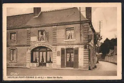 AK Neuillé-Pont-Pierre, Hotel Ste-Barbe