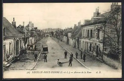 AK Neuillé-Pont-Pierre, Avenue de la Roue