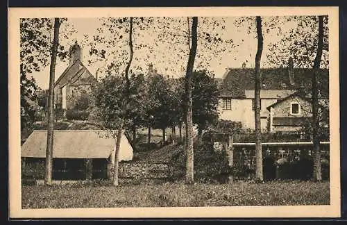 AK Neuille-le-Lierre, En Touraine, Une vue