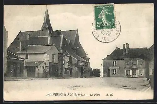 AK Neuvy-le-Roi, La Place