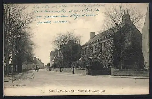 AK Neuvy-le-Roi, Route de St-Paterne