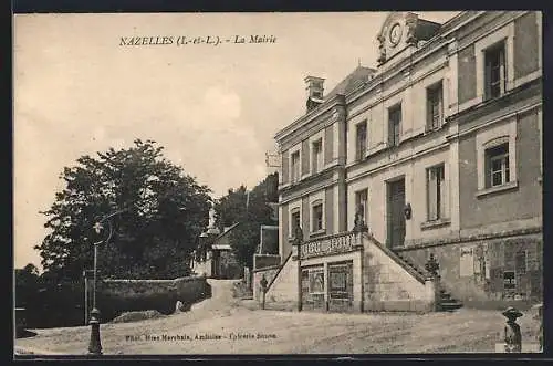 AK Nazelles /I.-et-L., La Mairie