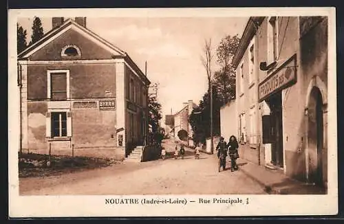 AK Nouatre /I.-et-L., Rue Principale