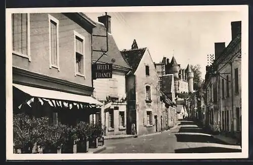 AK Montresor, Rue Principale mit Hotel de France