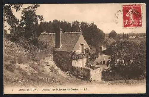 AK Montbazon, Paysage sur le Sentier du Donjon