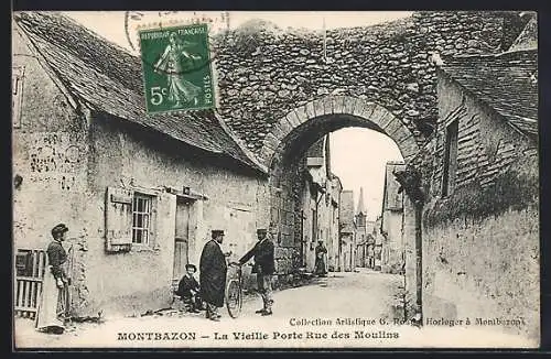 AK Montbazon, La Vieille Porte Rue des Moulins