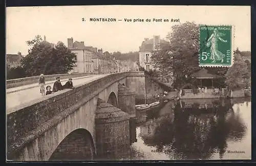 AK Montbazon, Vue prise du Pont en Aval