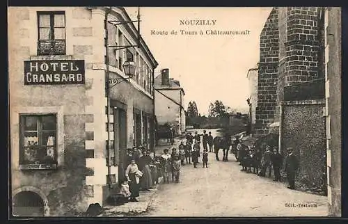 AK Nouzilly, Route de Tours à Chateaurenault