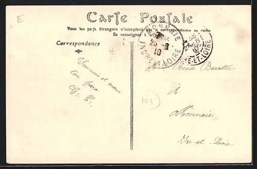 AK Noizay /I.-et-L., Rue de la Poste