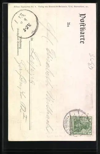 AK Köln, Der Zappjung, Brauerei, Mann am Bierzapfhahn