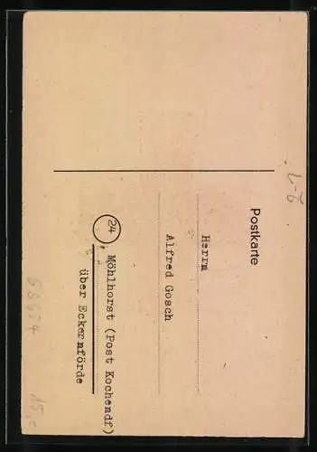 AK Büdingen, 1. Briefmarken-Wohltätigkeits-Ausstellung zu Gunsten des Roten Kreuzes 1947