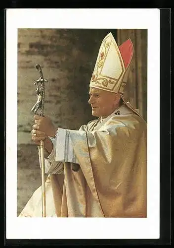 AK Portrait Papst Johannes Paul II.