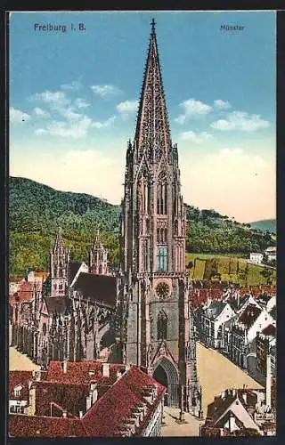 AK Freiburg i. B., Blick auf den Münster