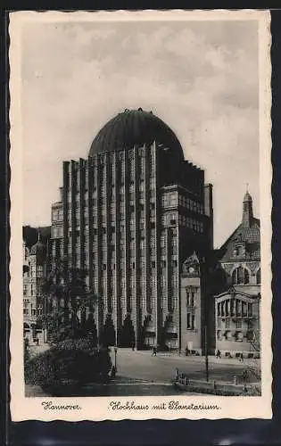 AK Hannover, Hochhaus mit Planetarium