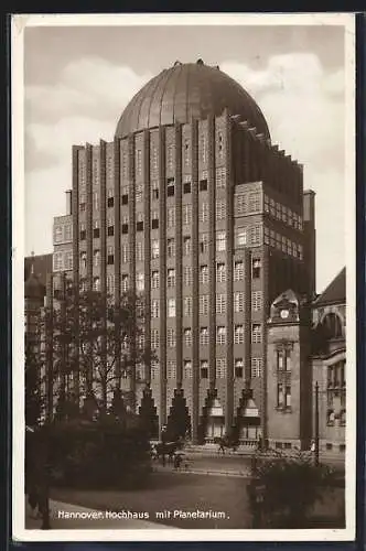 AK Hannover, Hochhaus mit Planetarium