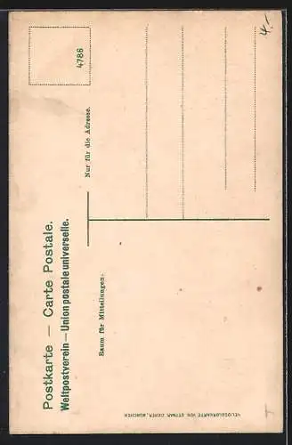AK Hannover, Eilenriede, Partie am Döhrener Turm