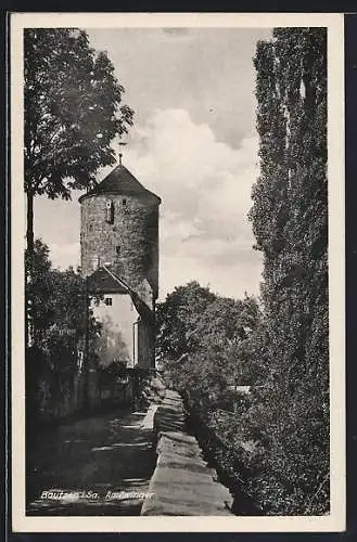 AK Bautzen i. Sa., Partie am Zwinger