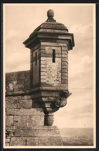 AK Würzburg, Wachthäuschen auf der Festung