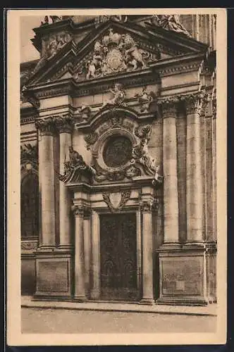 AK Würzburg, Schönborn-Kapelle, Portal