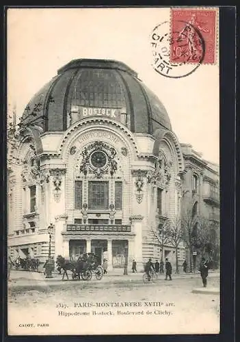 AK Paris, Montmartre, Hippodrome Bostock, Boulevard de Clichy