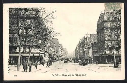 AK Paris, Rue de la Chapelle