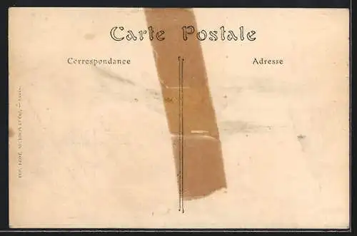 AK Paris, Rue Nicollet, Strassenpartie