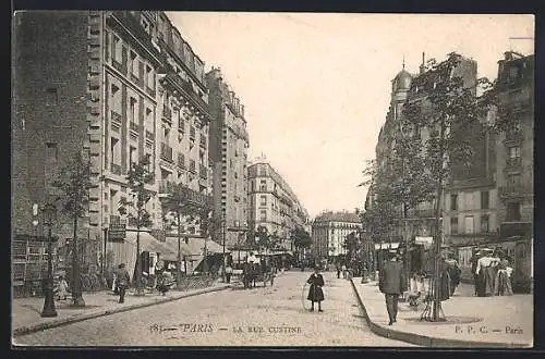 AK Paris, La Rue Custine