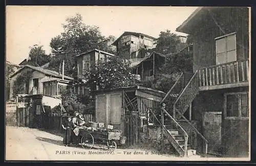 AK Paris-Montmartre, Vue dans le Maquis