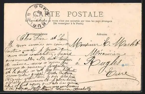 AK Paris, Boulevard Ornano, Le Marche, Rue Joseph-Dijon prise de la Rue Baudelique