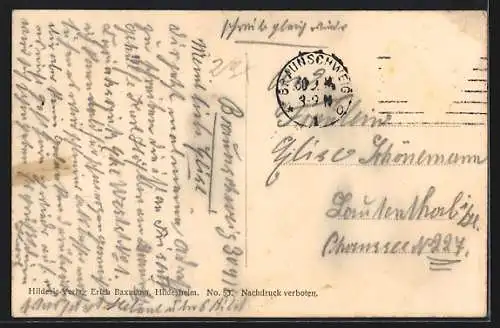 AK Braunschweig, Weberstrasse mit Andreaskirche