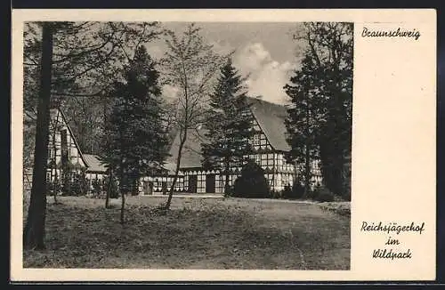 AK Braunschweig, Reichsjägerhof im Wildpark