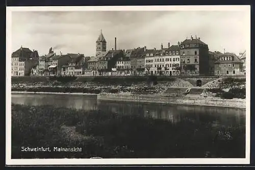 AK Schweinfurt, Partie am Main