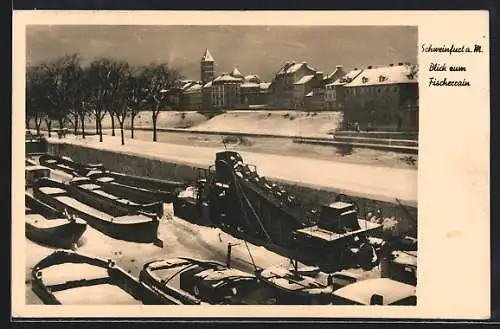 AK Schweinfurt a. M., Blick zum Fischerrain