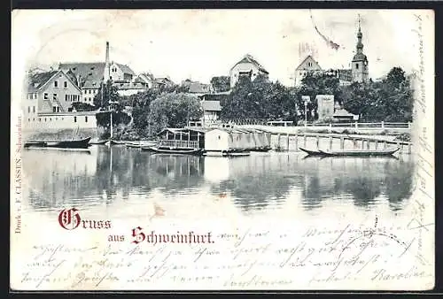 AK Schweinfurt, Boote auf dem Main