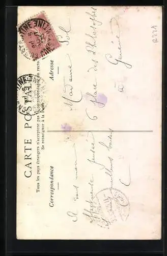 Foto-AK Henri Manuel: Pharos im Portrait