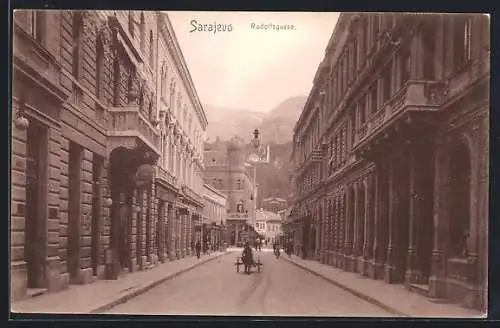 AK Sarajevo, Partie in der Rudolfsgasse