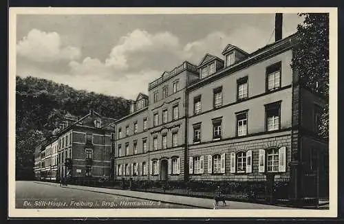 AK Freiburg i. Br., Ev. Stift-Hospiz, Herrmannstrasse 8