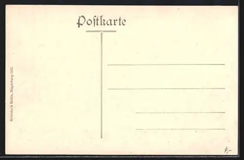 AK Freiburg i. Br., Karl`s-Kaserne mit Siegesdenkmal