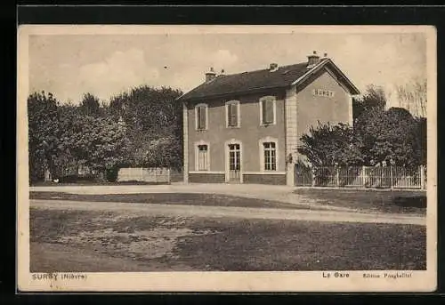 AK Surgy /Nièvre, La Gare