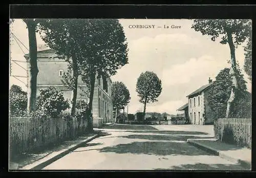 AK Corbigny, La Gare