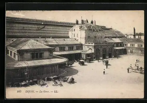 AK Dijon, la Gare / the Station / Bahnhof