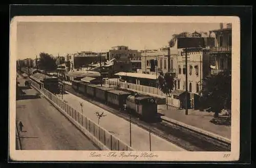 AK Suez, Partie am Bahnhof