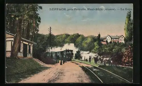 AK Luppach /Ferrette, La Gare