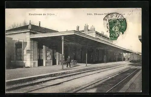 AK Is-sur-Tille, La Gare