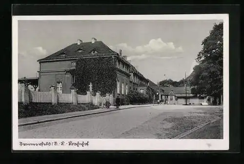 AK Sommerfeld /N.-L., Partie am Bahnhof