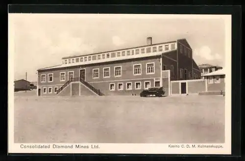 AK Elisabethbucht, Aussenansicht, Consolidated Diamond Mines Ltd., Kasino C. D. M. Kolmanskuppe