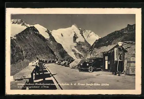 AK Shell-Tankstelle bei der Franz Josefs-Höhe an der Grossglockner-Alpenstrasse