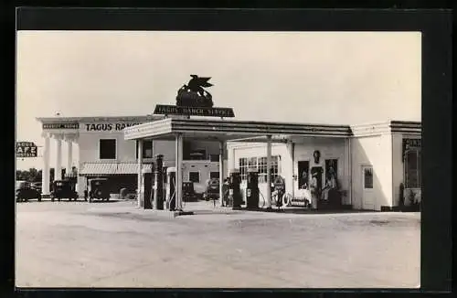 AK Mobilgas-Tankstelle an der Tagus Ranch